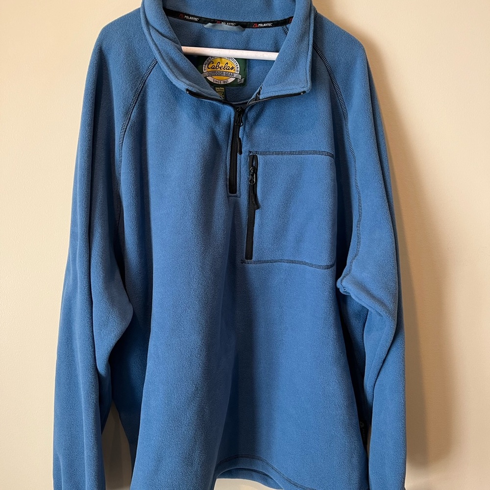 New Men’s Cabela’s Polartec Fleece Jacket Size 3XL Tall
